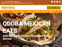 Tablet Screenshot of cateringqdoba.com